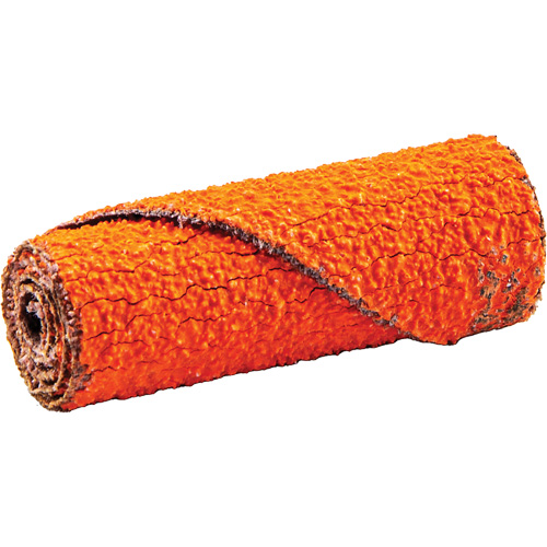 Cartouche de ruban abrasif en rouleau, 60 Grain, 1/2" dia., C&eacute;ramique d'alumine, 1-1/2" lo, 1/8" Dimension de l'arbre Oxford Builders Supplies Inc