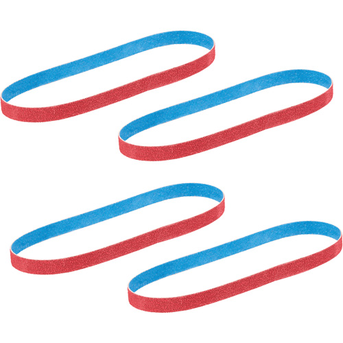 Bandfile Belts, 1/2" W x 18" L, Ceramic, 40 Grit Oxford Builders Supplies Inc
