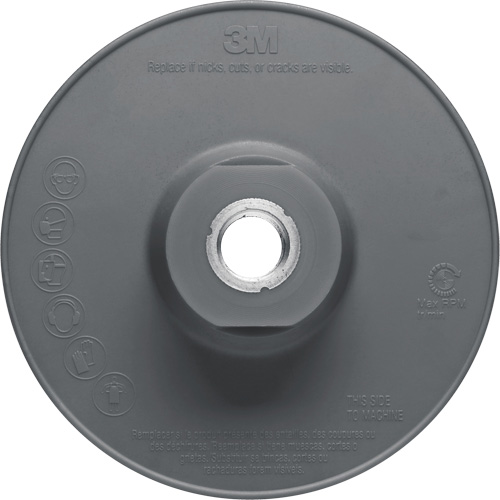 Ribbed Back-Up Pad, 4" Oxford Builders Supplies Inc