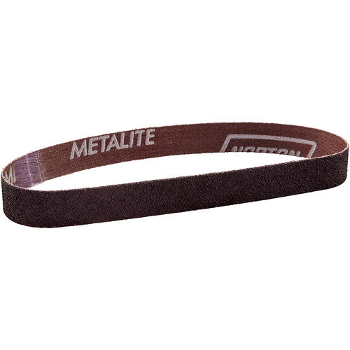 Metalite&reg; Cloth File Sanding Belt, 3/4" W x 20-1/2" L, Aluminum Oxide, 80 Grit Oxford Builders Supplies Inc