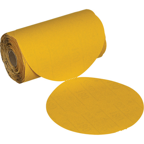 Rouleau de disques abrasifs sans trou Stikit, 6" dia., Grain 220, Oxyde d'aluminium Oxford Builders Supplies Inc