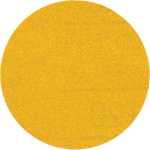 Hookit Gold Abrasive Disc, 3" Dia., 120 Grit, Aluminum Oxide, C Weight Oxford Builders Supplies Inc