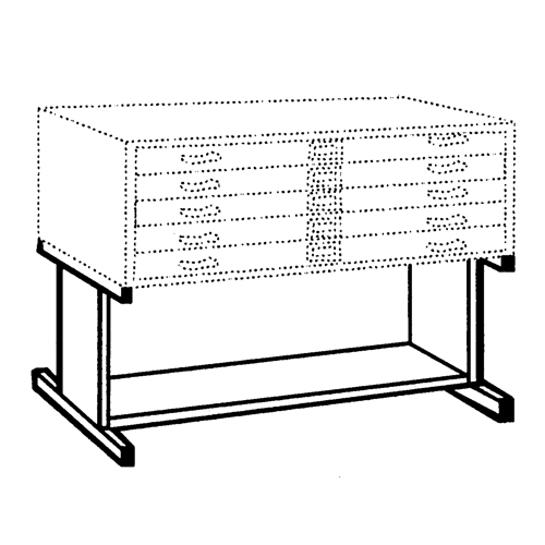 High Base for Steel Plan File Cabinet Oxford Builders Supplies Inc