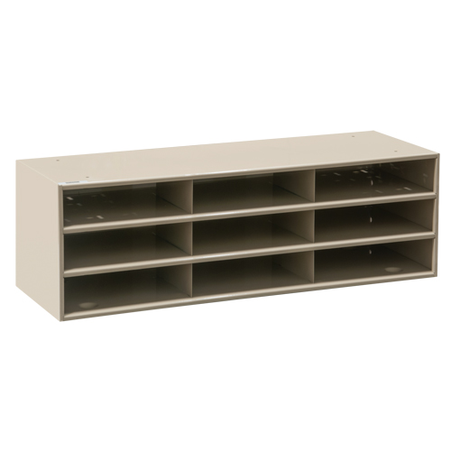 Organisateurs de donn&eacute;es, Stationnaire, 15 fentes, Acier, 33-3/4" la x 11 5/8" p x 17 3/4" h Oxford Builders Supplies Inc