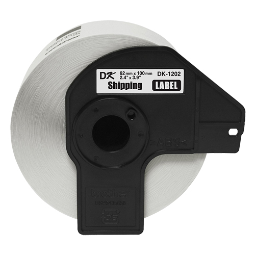 Tape Cartridge for P-touch&reg; Labeling System, 62 mm x 3-9/10", White Oxford Builders Supplies Inc