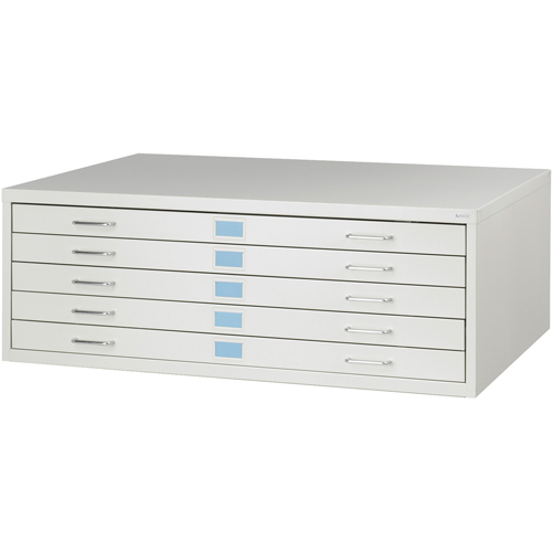 Classeurs pour classement &agrave; plat Facil, 5 Tiroirs, 46" la x 32" p x 16-3/8" h Oxford Builders Supplies Inc
