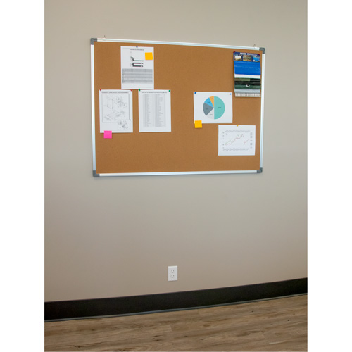 Corkboard, 18" H x 24" W Oxford Builders Supplies Inc