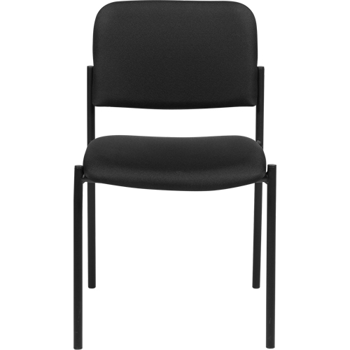 Chaises sans accoudoirs empilables, Tissu, Hauteur 32", Capacit&eacute; 300 lb, Noir Oxford Builders Supplies Inc