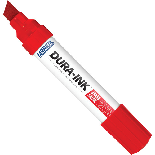 Dura-Ink&reg; Marker #200, Red, Chisel Tip Oxford Builders Supplies Inc