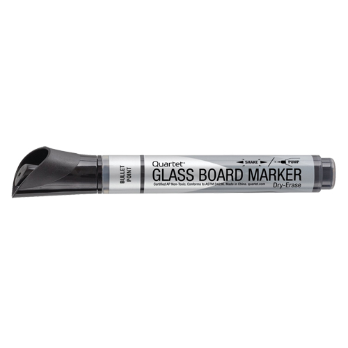 Marqueur effaçable &agrave; sec pour verre de premi&egrave;re qualit&eacute;, Noir, Pointe Ronde Oxford Builders Supplies Inc