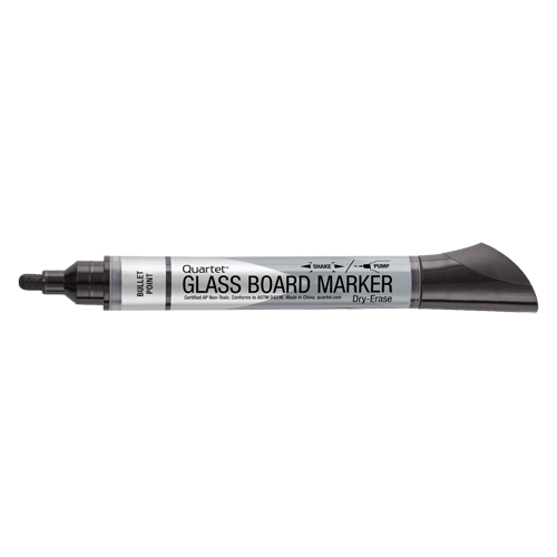 Marqueur effaçable &agrave; sec pour verre de premi&egrave;re qualit&eacute;, Noir, Pointe Ronde Oxford Builders Supplies Inc