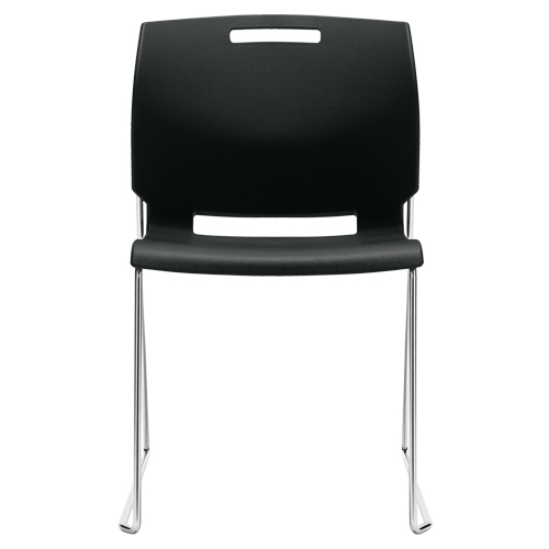 Chaise, Plastique, Hauteur 32-1/2", Capacit&eacute; 300 lb, Noir Oxford Builders Supplies Inc