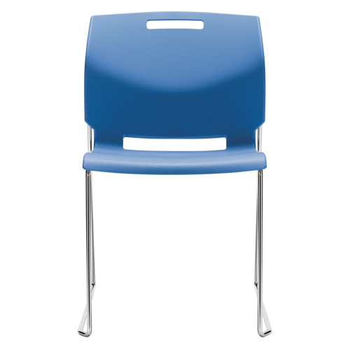 Chaise, Plastique, Hauteur 32-1/2", Capacit&eacute; 300 lb, Bleu Oxford Builders Supplies Inc