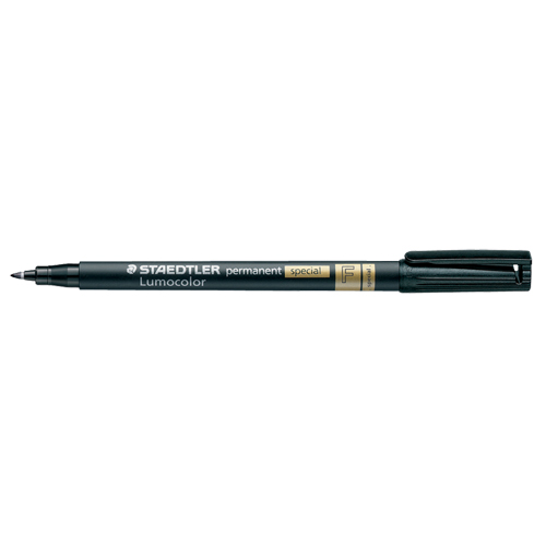 Marqueur permanent Lumocolor, Noir, Pointe Fin Oxford Builders Supplies Inc