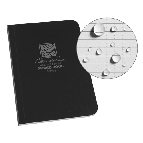Livre m&eacute;mo, Couverture souple, Noir, 112 Pages, 3-1/2" , 5"  Oxford Builders Supplies Inc