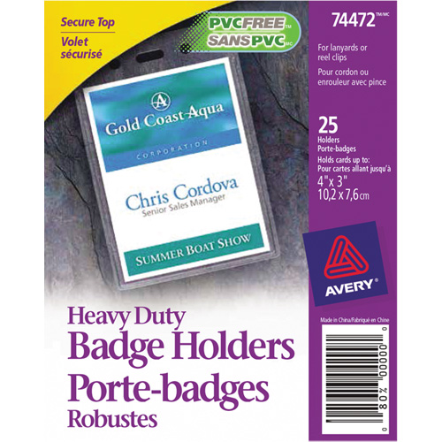 Heavy-Duty Badge Holder Oxford Builders Supplies Inc