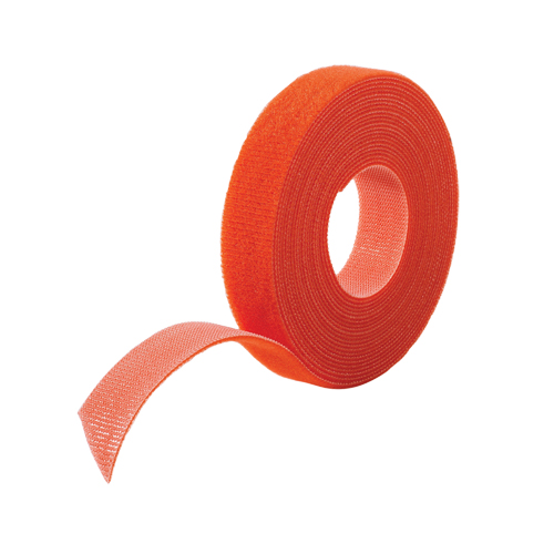One-Wrap&reg; Cable Management Tape, Hook & Loop, 25 yds x 3/4", Self-Grip, Orange Oxford Builders Supplies Inc