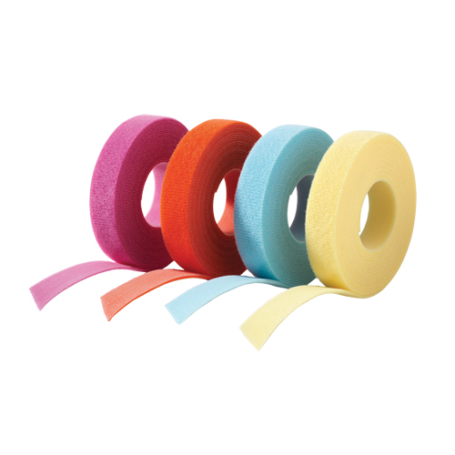 One-Wrap&reg; Cable Management Tape, Hook & Loop, 25 yds x 3/4", Self-Grip, Orange Oxford Builders Supplies Inc