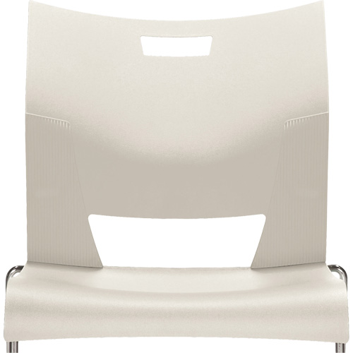 Duet Armless Training Chair, Plastic, 33-1/4" High, 350 lbs. Capacity, White Oxford Builders Supplies Inc