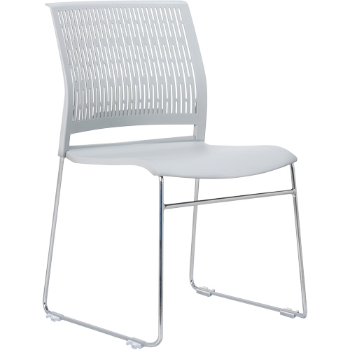 Activ Series Stacking Chairs, Polypropylene, 32-3/8" High, 275 lbs. Capacity, Grey Oxford Builders Supplies Inc
