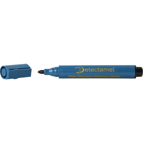 Detectable Whiteboard Marker, Black, Bullet Tip Oxford Builders Supplies Inc