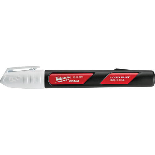 Inkzall Paint Markers, Liquid, White Oxford Builders Supplies Inc