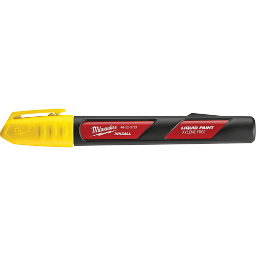 Inkzall Paint Marker, Liquid, Yellow Oxford Builders Supplies Inc