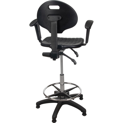 Heavy-Duty Ergonomic Stool with Adjustable Arm Rests, Stationary, Adjustable Height, 250 lbs. Capacity Oxford Builders Supplies Inc
