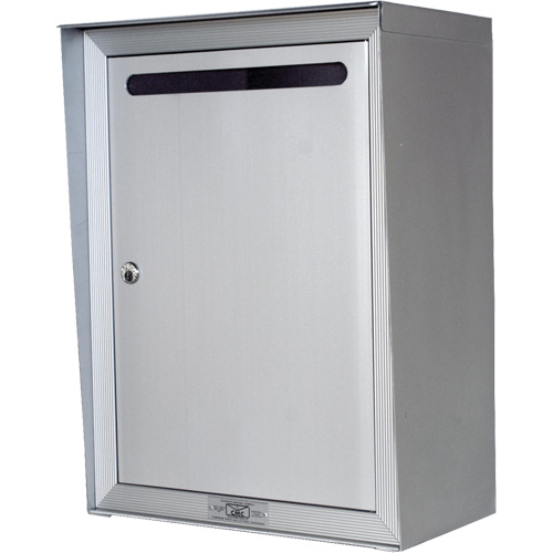 Collection Box, Wall -Mounted, 16-3/16" x 11-3/4", Aluminum Oxford Builders Supplies Inc