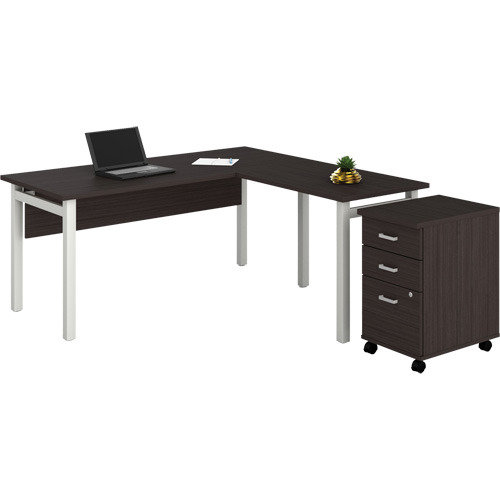 Bureau en "L" avec caisson Newland Oxford Builders Supplies Inc