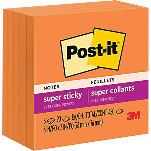 Post-it&reg; Super Sticky Notes Oxford Builders Supplies Inc