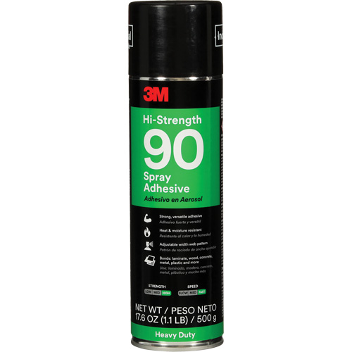 Adh&eacute;sif ultrar&eacute;sistant 90, Transparent, Canette a&eacute;rosol Oxford Builders Supplies Inc