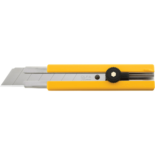 Knife, 25 mm, Carbon Steel, Heavy-Duty, Plastic Handle Oxford Builders Supplies Inc
