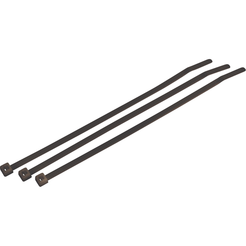 Attaches de c&acirc;bles Bar-Lok, Longueur 11", R&eacute;sistance &agrave; la traction 50 lb, Noir Oxford Builders Supplies Inc