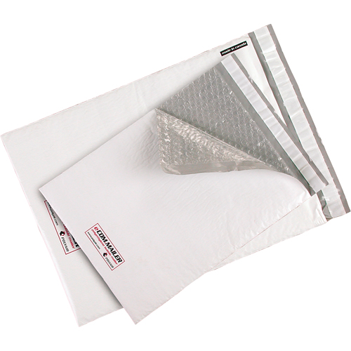 XPak Polyethylene Bubble Mailers, Polyethylene, 7-1/4" W x 12" L Oxford Builders Supplies Inc