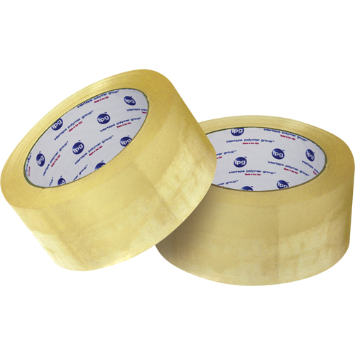 Box Sealing Tape, Hot Melt Adhesive, 2 mils, 48 mm (1-22/25") x 100 m (328') Oxford Builders Supplies Inc