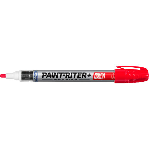 Paint-Riter&reg;+ Detergent Removable Paint Marker, Liquid, Red Oxford Builders Supplies Inc