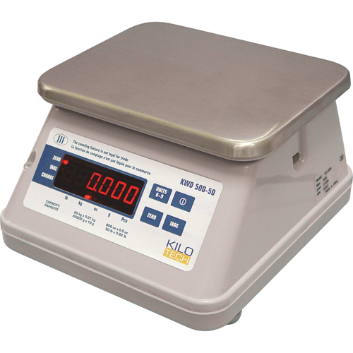 Digital Bench Top Scale With Dual Display, 22 lbs. / 10 kg Cap., 0.01 lbs. / 0.005 kg Graduations Oxford Builders Supplies Inc
