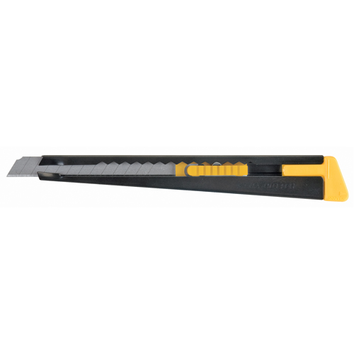 Standard-Duty Knife ATK600, 9 mm, Carbon Steel, Plastic Handle Oxford Builders Supplies Inc