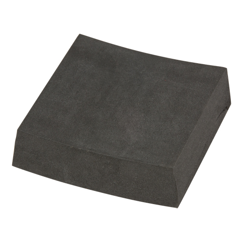 Black Neoprene Foam, 1" Thick, 3" L x 3" W Oxford Builders Supplies Inc