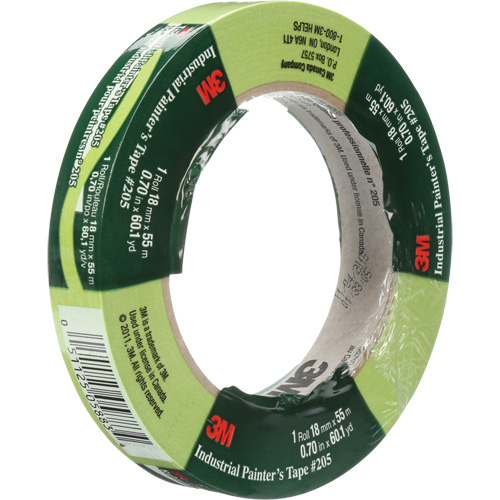 Ruban de calibre industriel pour peintre 205, 18 mm (3/4") x 55 m (180'), Vert Oxford Builders Supplies Inc