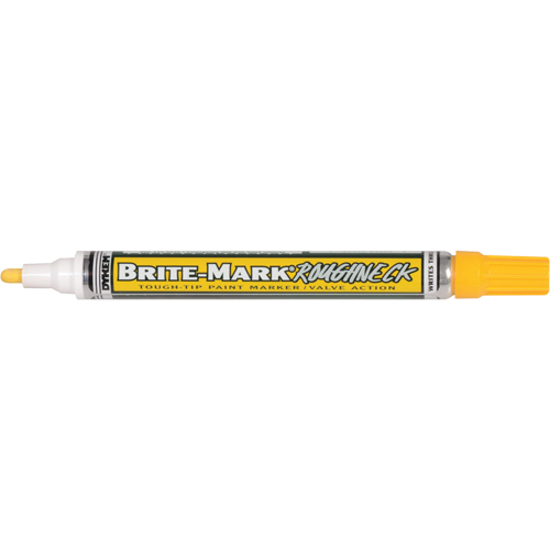 Brite-Mark&reg; RoughNeck Marker, Liquid, Yellow Oxford Builders Supplies Inc