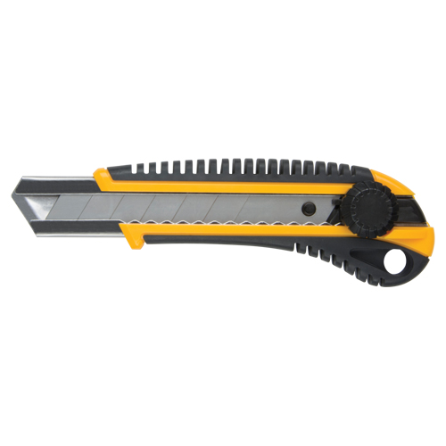 Knife ATK800, 25 mm, Carbon Steel, Heavy-Duty, Rubber Handle Oxford Builders Supplies Inc