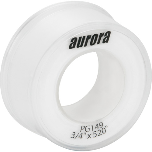 Ruban d'&eacute;tanch&eacute;it&eacute; en t&eacute;flon, 520" lo x 3/4" la, Blanc Oxford Builders Supplies Inc