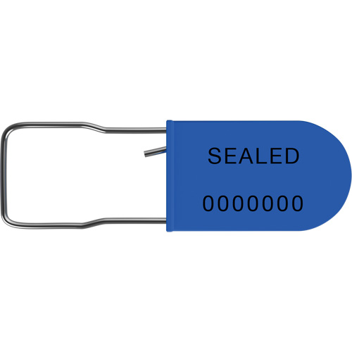 UniPad S Security Seals, 1-1/2", Metal/Plastic, Padlock Oxford Builders Supplies Inc