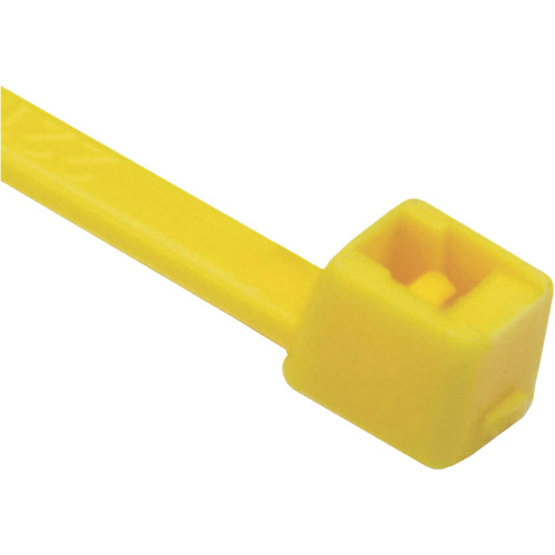 T Series Cable Ties, 8" Long, 50 lbs. Tensile Strength, Yellow Oxford Builders Supplies Inc