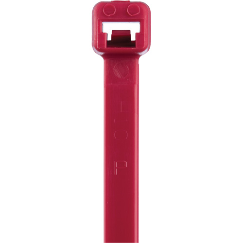 T Series Cable Ties, 8" Long, 50 lbs. Tensile Strength, Red Oxford Builders Supplies Inc