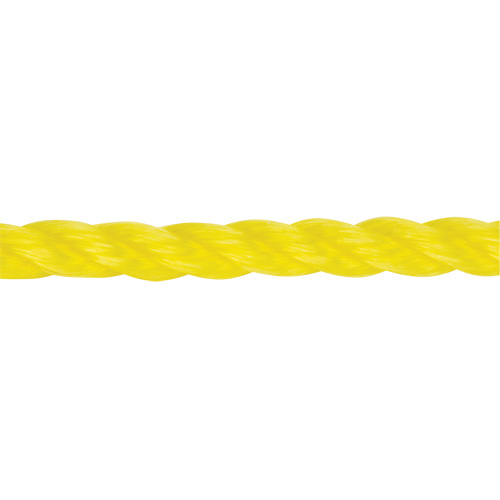 Corde jaune tress&eacute;e 3/8", Polypropyl&egrave;ne, 630' Oxford Builders Supplies Inc