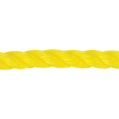 Corde jaune tress&eacute;e 1/2", Polypropyl&egrave;ne, 335' Oxford Builders Supplies Inc