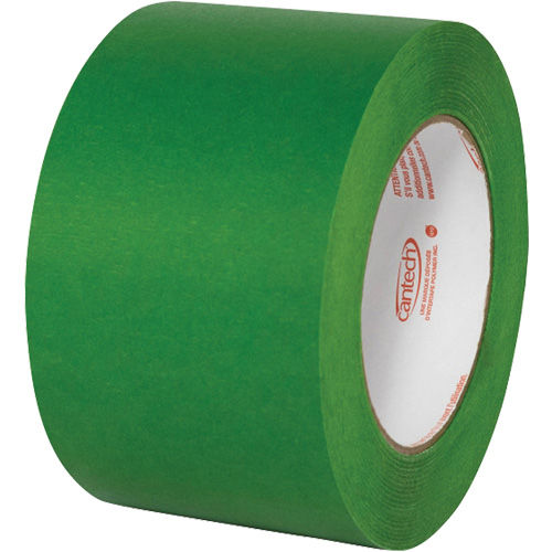 Premium Safe Tack Masking Tape, 72 mm (2-83/100") x 55 m (180.44'), Green Oxford Builders Supplies Inc